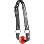 Кляп на кожанном ремне Ball Gag Normal, красный