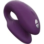 Смарт-вібратор для пар We-Vibe Chorus Purple, сенсорне керування вібраціями стисненням пульта: Для кого для пари