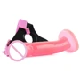 Страпон Climax Strap-on Ice Dong & Harness set, рожевий: Довжина, см 17.8