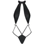 Боди-халтер из экокожи Passion JANNIES BODY Black L/XL: Применение На тело