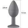 Силиконовая анальная пробка с кристаллом Pink Silicone Amethyst (размер S): Для кого Унисекс