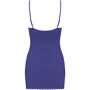 Комплект Obsessive Blackardi chemise, синій, S / M фото 3