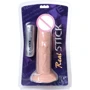 Вибратор на присоске с пультом Toyfa Realstick Nude: Тип и форма В виде члена