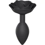 Силіконовий анальний затор Love To Love OPEN ROSES L SIZE - BLACK ONYX