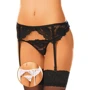 Пояс для чулок SoftLine - Garterbelt 3309, S/M (white)