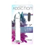 Прозрачный фаллоимитатор на присоске ADDICTION Vertical Dong 7″ (вибропуля в подарок): Мошонка Нет
