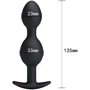 Анальные шарики BLACK PRETTY LOVE, BI-040035: Наличие вибрации Нет