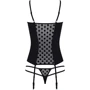 Комплект Obsessive Dotina corset, L/XL фото 5