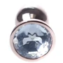 Анальная пробка с кристаллом BOSS of TOYS Boss Series - Jewellery Red Gold PLUG Clear S, BS6400112 фото 7