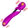 Универсальный вибромассажер Foxshow Silicone Dual Massager Purple: Для кого Унисекс
