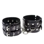 Оковы Leather Double Fix Leg Cuffs, black