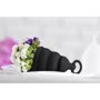 Силиконовая менструальная чаша с защитой от протечек Gvibe Gcup Black, 10 мл (чёрный) фото 12