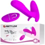 Вибробабочка с стимулятором клитора PRETTY LOVE - Remote Control Massager, BI-014850W
