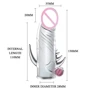 Насадка-презерватив Penis Sleeve с вибрацией, BI-010045Z-2: Назначение Для увеличения