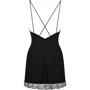 Эротический пеньюар с трусикам Obsessive Bella Rou black M/L: Применение На тело