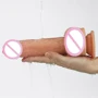 Вібратор з ротацією та підігрівом LoveToy Dual-Layered Silicone Nature Cock Anthony 8.5" Flesh: Довжина, см 21.5