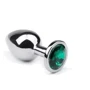 Анальна пробка Silver Emerald (розмір S): Тип Анальные пробки