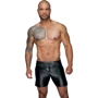 Мужские шорты Noir Handmade H061 Powerwetlook shorts Вlack, M: Вид Шорты
