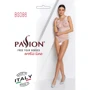 Бодістокінг Passion BS086 white: Візерунок Однотонный