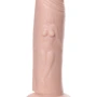 Вибратор на присоске с пультом Toyfa Realstick Nude: Длина, см 22