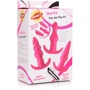 Набір анальних пробок з віброкулею Frisky Thrill Trio Pink Vibrating Plug Set: Наявність вібрації  Есть