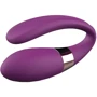 Вібромасажер для пар з пультом дистанційного керування - Boss Series V-Vibe Purple USB 7 Function, BS6200002: Довжина, см 9.5