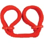 Наручники из японского шелка Japanese Silk Love Rope Wrist Cuffs, красный