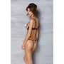 Комплект Passion MARINA SET WITH OPEN BRA beige L/XL: Застосування На тело