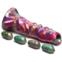 Фантазийный фаллоимитатор инопланетянина с 4 личинками-яйцами Creature Cocks Larva Silicone Ovipositor Dildo: Длина проникновения, см 19.3