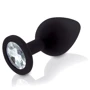 Набір анальних пробок з кристалом Rianne S: Booty Plug Set Black фото 6