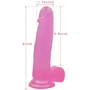 Фаллоимитатор LoveToy Jelly Studs Large Pink: Назначение Вагинальные