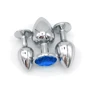 Набор анальных пробок NDS 1005-2 Silver/Blue (22289): Особенности С кристаллами