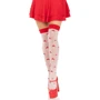 Панчохи Leg Avenue Polka Dot Mushroom Thigh Highs One Size: Декор Без декора
