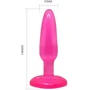 Анальная пробка на присоске Butt plug, BI-017001 Pink фото 6