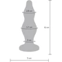 Анальная пробка Toy Joy Striker Buttplug (синий): Материал Силикон