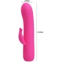 Вібратор Pretty Love Omar Vibrator Pink: Тип і форма Вібромасажер, Вібропулі