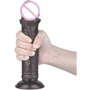 Фаллоимитатор LoveToy Sliding-Skin Dual Layer Dong 8" Black: Тип Реалистичные