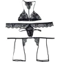 Эротический комплект NDS 1601-3 Black M/L (23703): Материал Полиамид