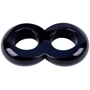 Ерекційне кільце Chisa GK Power Duo Cock 8 Ball Ring Black