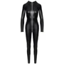 Комбінезон Noir Handmade F293 Powerwetlook catsuit with front zipper Black, XL: Декор Молния