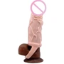 Насадка на член LYBAILE Men Extension Penis Sleeve: Материал TPE (термопластичный эластомер)