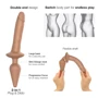 Анальная пробка с дилдо Strap-On-Me Switch Plug-In Realistic Dildo Caramel - S: Особенности Водонепроницаемые