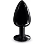 Металлическая анальная пробка с кристаллом Dorcel - Diamond Plug Black M
