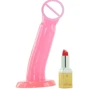 Страпон Climax Strap-on Ice Dong & Harness set, рожевий: Діаметр, см 4