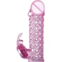 Вибронасадка для увеличения члена Fx Vibrating Couples Cage Pink: Наличие вибрации Есть