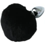 Анальная пробка Sportsheets - Midnight Metal Bunny Plug: Наличие вибрации Нет