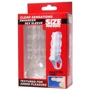 Clear Sensations Enhancer Sex Sleeve - насадка для пениса 11.5x3 см.: Назначение Для утолщения