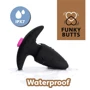 FeelzToys FunkyButts Remote Controlled Butt Plug - сет анальных пробок с вибрацией с дистанционным управлением, 10,6х3,7 см: Тип Анальные пробки