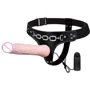 Страпон с вибрацией LYBAILE Baile Jessica Belt Strap On Flesh