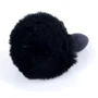 Анальная пробка S с хвостом BOSS of TOYS Boss Series - Silicon PLUG Bunny Tail Black, BS6400100: Тип Анальные пробки
